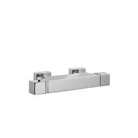 Double-handle shower mixer tap CUADRO-TRES: 107164wall-mountedthermostaticchromed metal