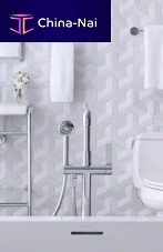 Bathtub mixer tap ONE: P24408-00floor-mountedbrassbathroom