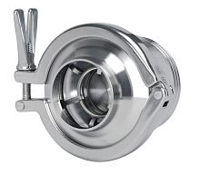 Poppet check valve stainless steel