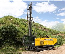 Blasthole drilling rig TAIYE-D8-DTHcrawlerrotarydown-the-hole