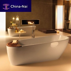 Oval bathtub AQUATECHfree-standingprofessionalSolid Surface