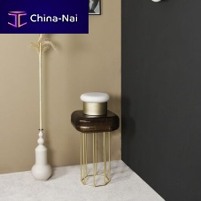 Portable lamp COLONNAbrasssteelglass