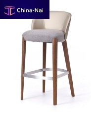 Contemporary bar chair BELLEVUEindoorwoodenupholstered