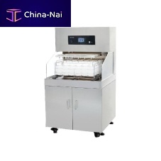 Automatic filling machine on castersbottle