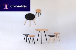 Contemporary table 2Dwoodenroundfolding