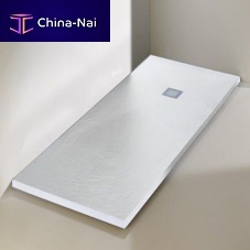 Rectangular shower base DELIOSabove floorstone