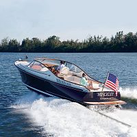 Hydro-jet runabout 34dual-consolewith cabin