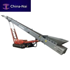 Conveyor with adjustable slope PANTHERstoragepositioningcrawler
