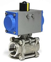 Ball valve PKIpneumaticshut-offstainless steel