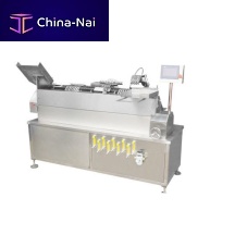 Floor-standing filling machine ALG-4liquidcasefor the pharmaceutical industry