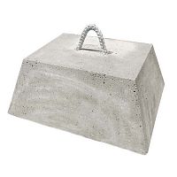 Seabed-friendly dock anchoring system Concrete