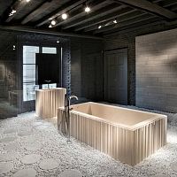 Free-standing bathtub ISHUBUROfor homescontemporarystone