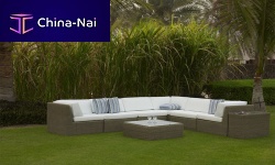 Contemporary armchair CLAYTONrattanmodulargarden