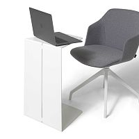 Contemporary side table CLOCKsteelmetal basesmart