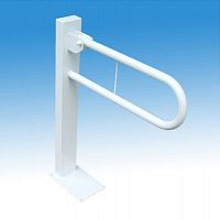 Lacquered metal grab bar TH850LU-shapedfloor-mountedcommercial