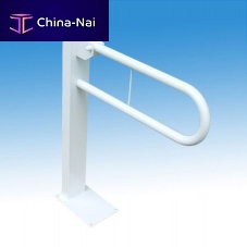 Lacquered metal grab bar TH850LU-shapedfloor-mountedcommercial