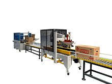 Bottom sealer cardboard box/case erector automatic