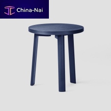 Contemporary side table EASEoakoak baseround