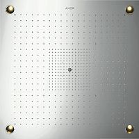 Recessed ceiling shower head SHOWERSOLUTIONS 970/970 3jet squarewith built-in light