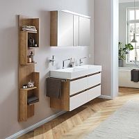 Double washbasin cabinet HIGHLINE 150wall-hungMDFcontemporary
