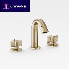 Double-handle bidet mixer tap A5A7176XXX SERIESdeck mountedmetalbathroom