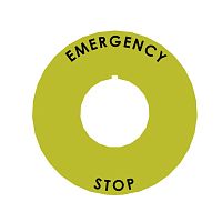 Identification label ES-22Lsafetyadhesiveplastic