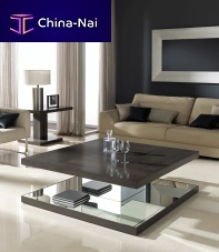 Contemporary coffee table T-825walnutwalnut baserectangular