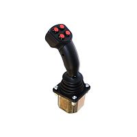 Hall effect joystick JC6000-T-XY-SWITCHcontactless inductive2-axiswith buttons
