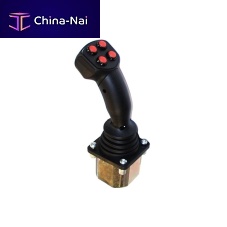 Hall effect joystick JC6000-T-XY-SWITCHcontactless inductive2-axiswith buttons