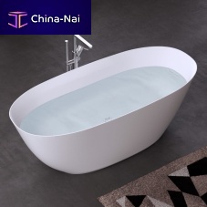 Oval bathtub SKILLcornerfree-standingfor homes