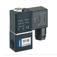 Solenoid-operated pneumatic directional control valve