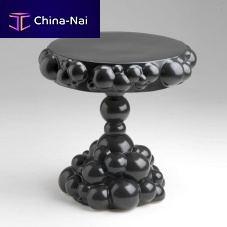 Original design side table VENUSceramicsandstonemetal base