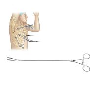 Surgery forceps 813.635.01mthoracoscopyclampDeBakey