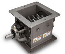 Plastic rotary valve for heavy-duty applicationsfor foodround-flange