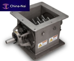 Plastic rotary valve for heavy-duty applicationsfor foodround-flange