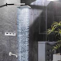 Built-in shower set SITA PLATINUM LEDcontemporarywith fixed shower head