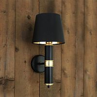Traditional wall light KANGOS indoorpolished brassfabric