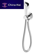 Toilet hand shower ELOroundchrome-plated brasscontemporary