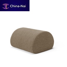 Contemporary pouf Rouli fabricpolypropylenefoam