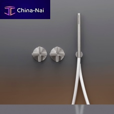 Double-handle shower mixer tap CRX22for bathtubwall-mountedbuilt-in