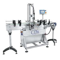 Linear capping machine VSAautomaticfor cosmetic productsfor the food industry