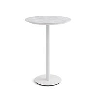Contemporary high bar table DECImarbleroundcommercial