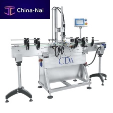 Linear capping machine VSAautomaticfor cosmetic productsfor the food industry