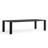 Contemporary table Eggen wood veneerwood veneer baserectangular
