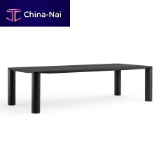 Contemporary table Eggen wood veneerwood veneer baserectangular