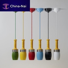 Pendant lamp BRUSHES ceramicoriginal designcorded