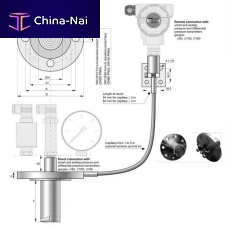 Diaphragm seal with flange connection S-P, S-T series