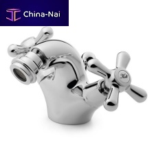 Double-handle bidet mixer tap 173762countertopbrassbathroom