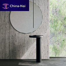Free-standing washbasin ETHERECorian®Carrara marblewithout hole