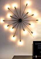 Contemporary chandelier ASTORIA 15brassironhandmade